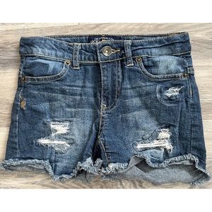 Lucky Brand Girl’s Distressed Jean Shorts